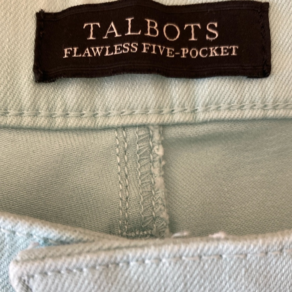 Talbot’s Flawless 5 Pocket Jean in Aqua Blue - Picture 5 of 7